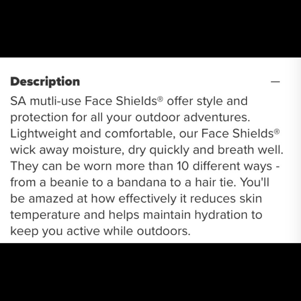 SA Multi Use Face Shield Bundle - Picture 11 of 15